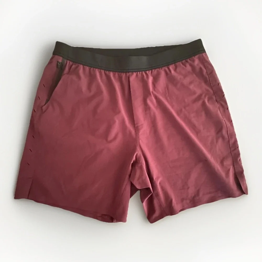 Ten Thousand Interval Short Men's XL Burgundy 7